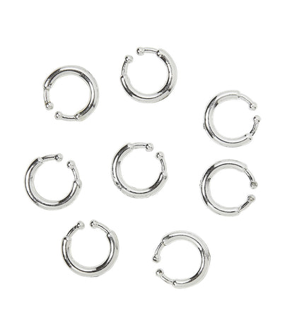 8 piercings Clip On