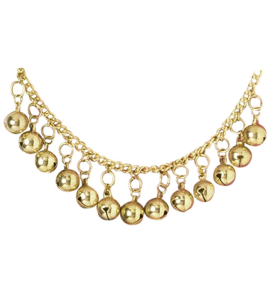 Chevillière gitane clochettes dorées femme