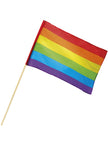 Drapeau arc-en-ciel avec tige