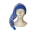 bonnet de nuit long bleu