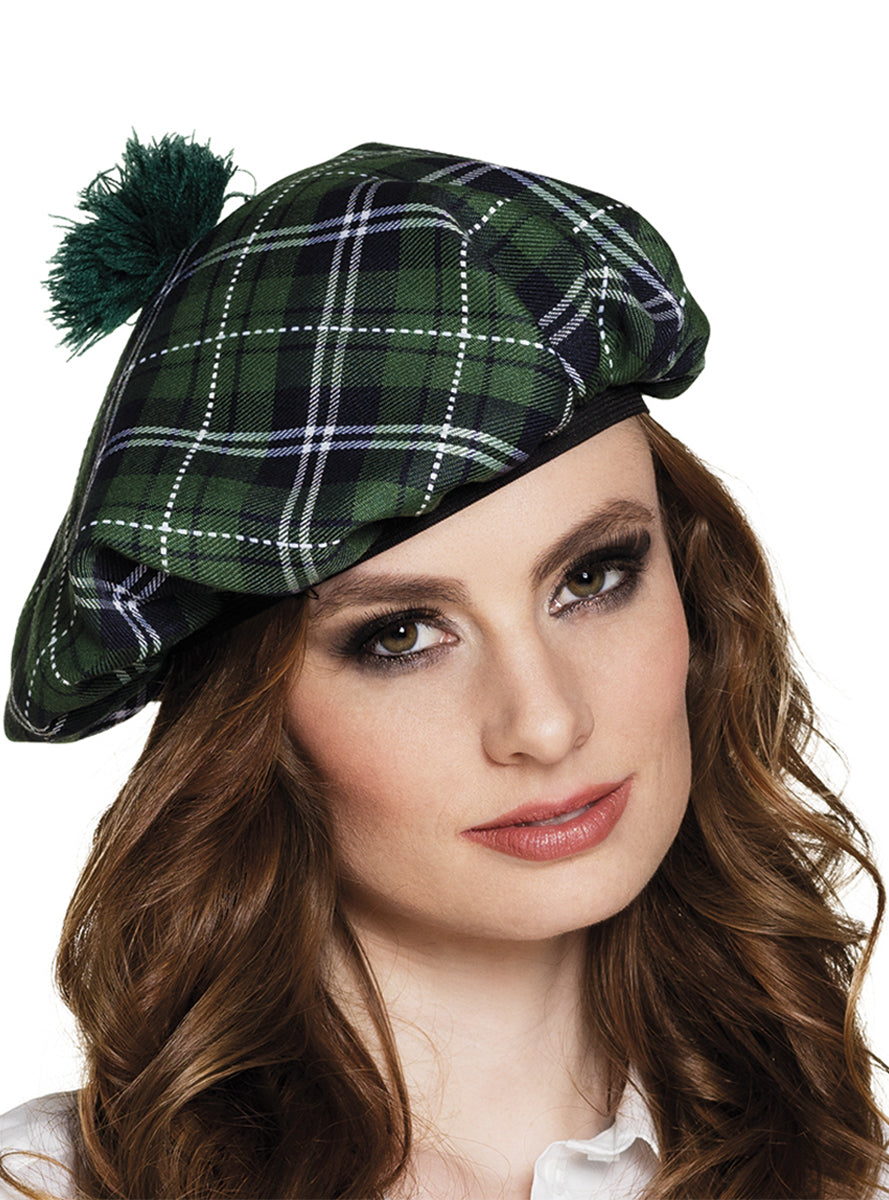 Béret écossais vert