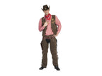 gilet et pantalon de cowboy brun