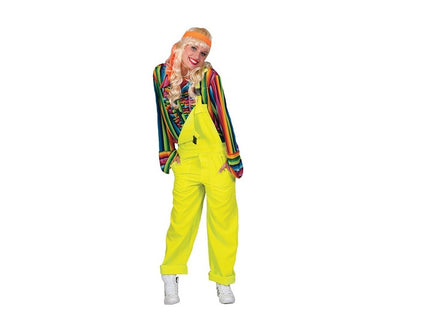 salopette jaune fluo adulte