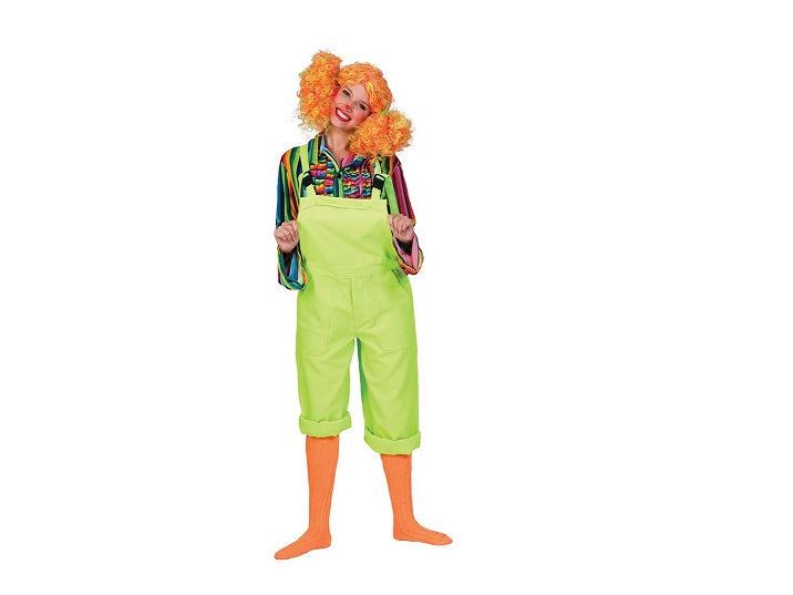salopette vert fluo adulte