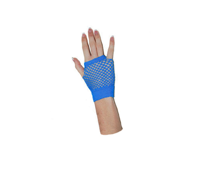 paire de mitaines filet court bleu fonce bleu marine