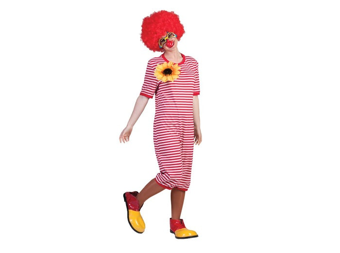 déguisement maillot de bain clown rouge adulte unisexe