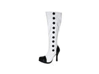 paire de bottes noire & blanche pointure 38-39