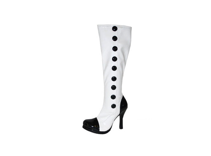 paire de bottes noire & blanche pointure 38-39
