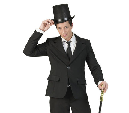 veste costume noir homme