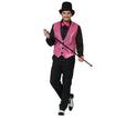 gilet à sequins fuchsia homme