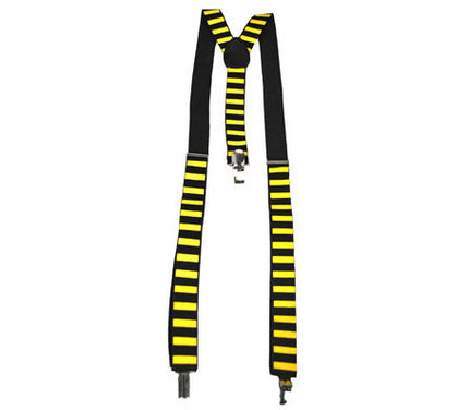 bretelles abeille jaune et noir