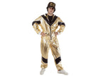 déguisement survêtement or métallisé 2pcs homme