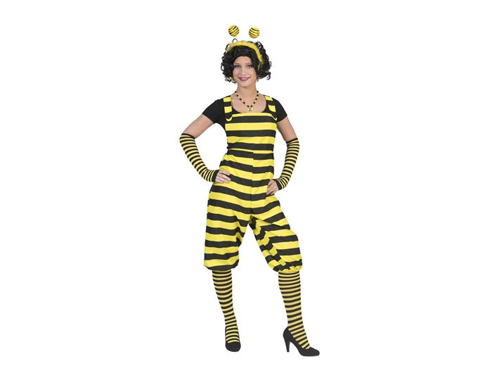salopette d''abeille jaune noir adulte taille unique