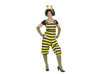 salopette d''abeille jaune noir adulte taille unique
