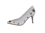 paire de chaussures à talon blanche & étoiles pointure 40-41