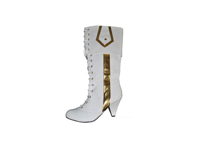 paire de bottes de pirate blanc pointure 40-41