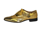 paire de chaussures homme or pointure 42-43