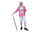 déguisement baroque marquis amadéo rose 2pcs homme