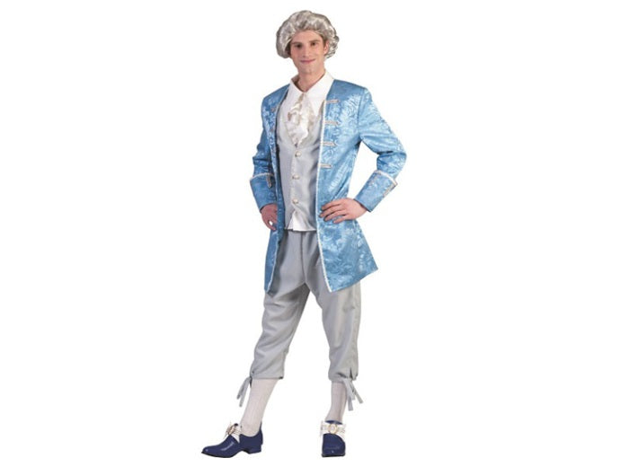 déguisement rococo louis bleu homme