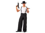 pantalon large noir années 20 homme
