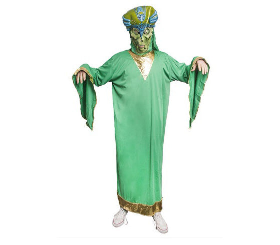 déguisement d'alien mage vert taille unique mixte