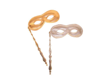 loup avec baguette or 17x7x21cm