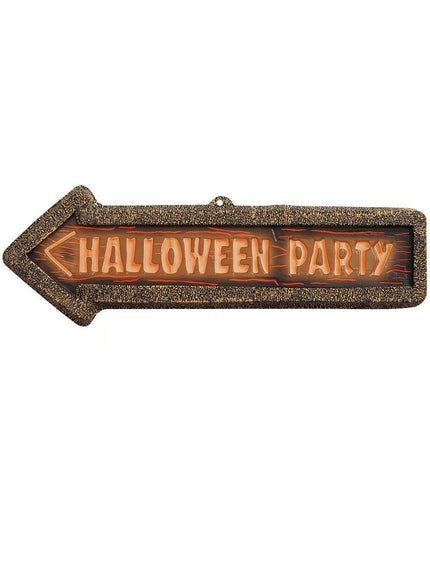 Affiche Halloween party fluorescent 3D
