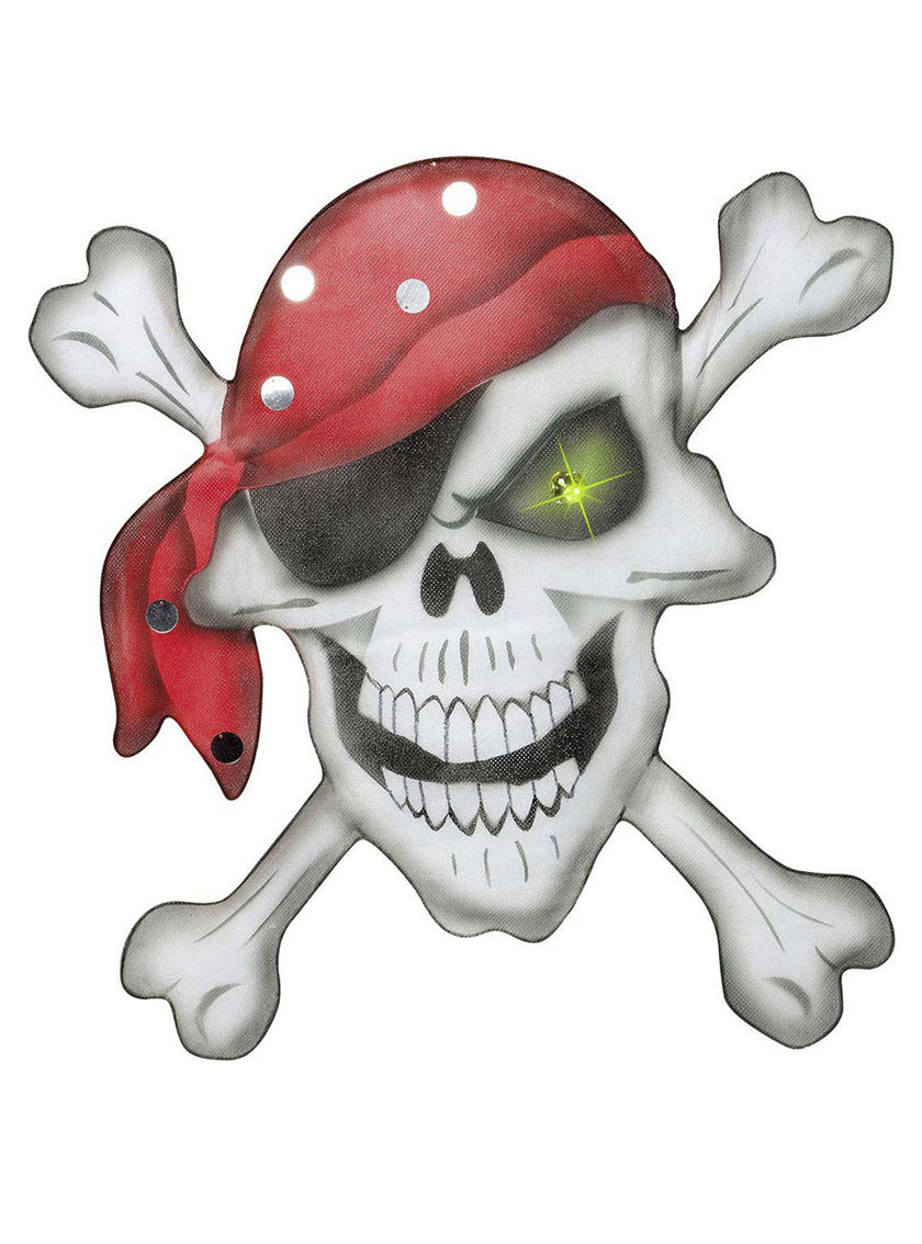 Mort pirate avec bandeau en vieux tissu