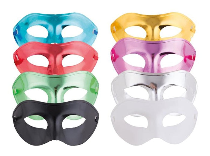masque loup rose 20cm