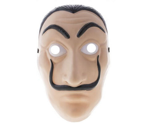 masque dali coque avec moustache