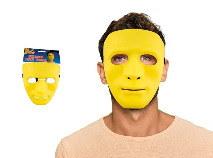 masque coque non fluo jaune adulte