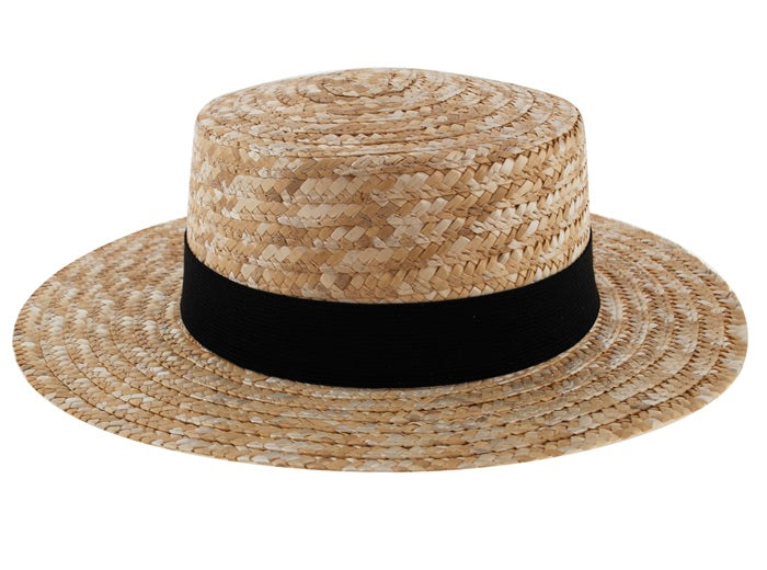 chapeau canotier luxe