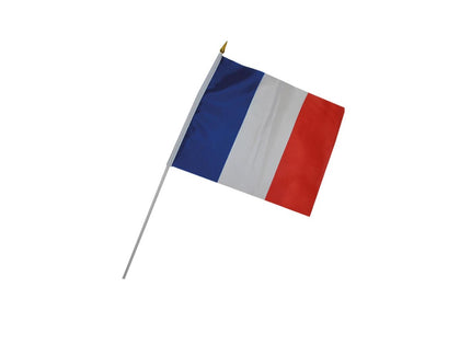 drapeau france avec baguette 30x45cm