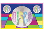 drapeau disco 90 x 150 cm