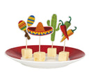 12 pics apéritifs variés fête mexicain