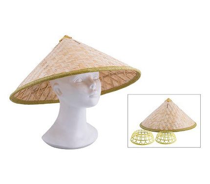 chapeau vietnamien chinois en bambou