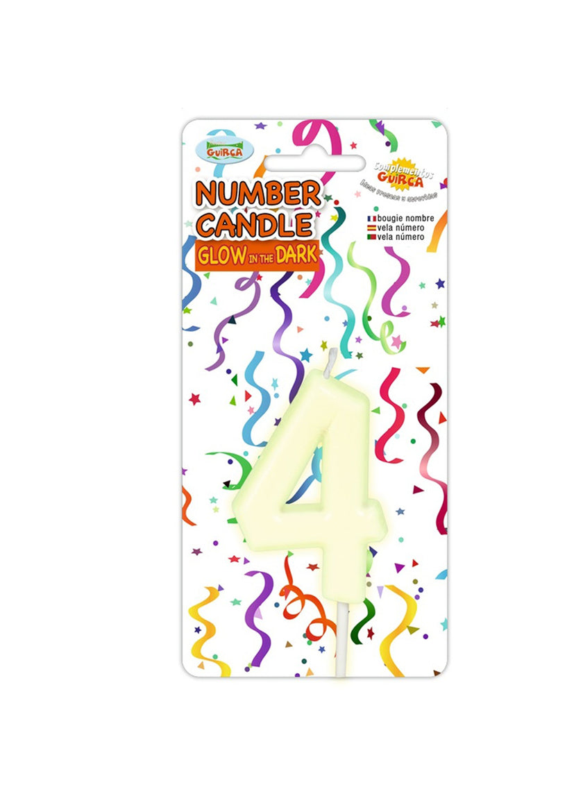 Bougie fluorescente Nº 4 de 6 cm