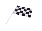 drapeau à damier avec baton 30x45cm
