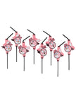 8 pailles Stella Angry Birds