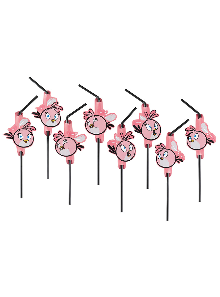8 pailles Stella Angry Birds