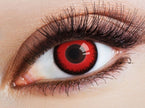lentilles de contact vampire cosplay manga rouge noir 12 mois