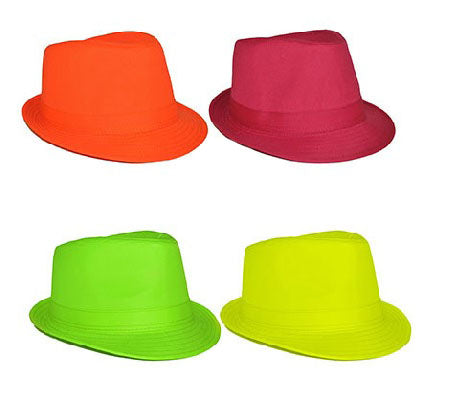 chapeau tribly fluo pink fuchsia adulte