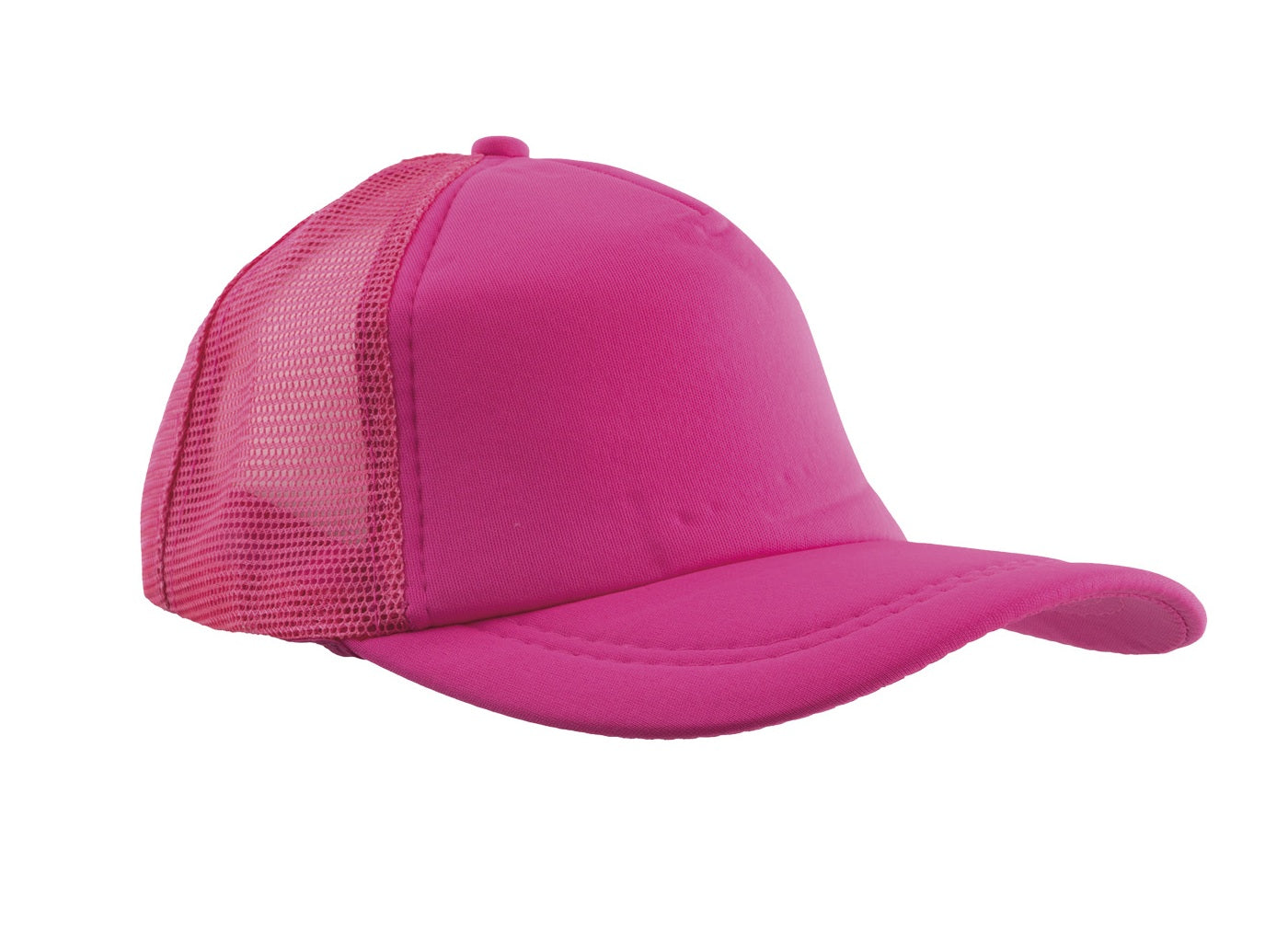 casquette de baseball fluo rose pink adulte
