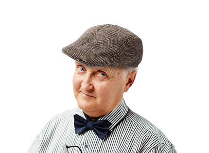casquette grand père tweed marron adulte