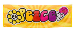 Affiche fête hippie 