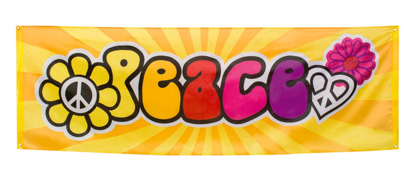 Affiche fête hippie 