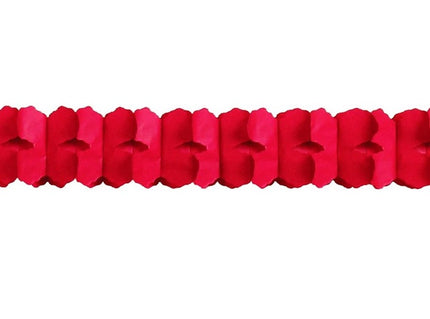 guirlande papier twist bordeaux 3.6m