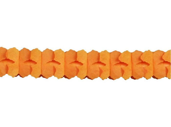 guirlande papier twist orange 3.6m