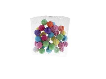sachet avec 40 mini boules ouate pour sarbacane