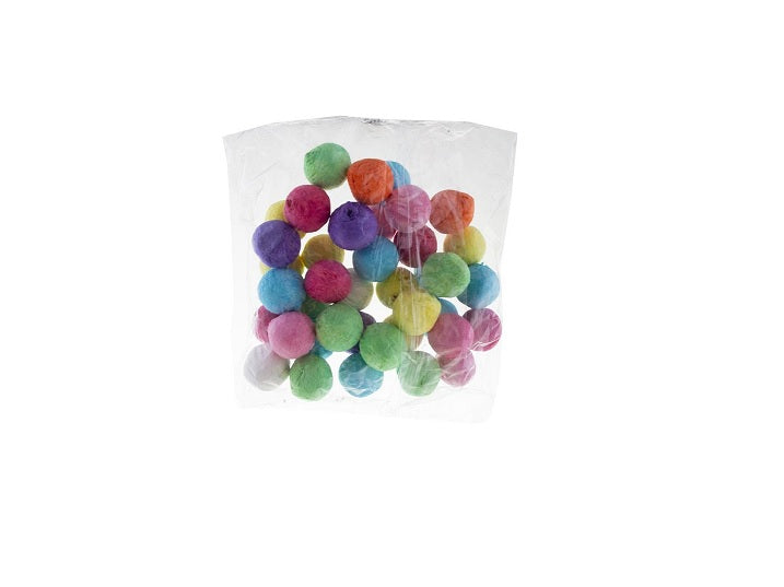 sachet avec 40 mini boules ouate pour sarbacane